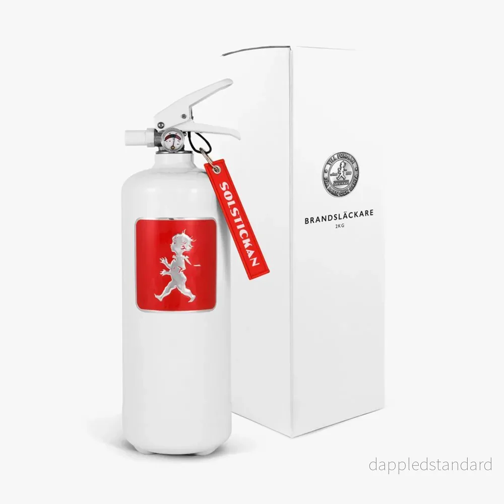 Fire Extinguisher 2kg White / Red Fire Extinguisher 2kg White / Red