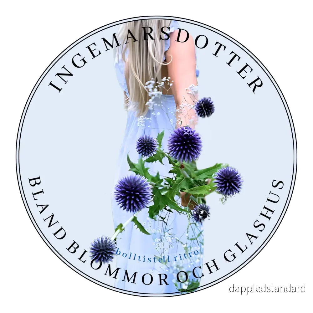Bland Blommor och Glashus Bolltistel Bland Blommor och Glashus Bolltistel