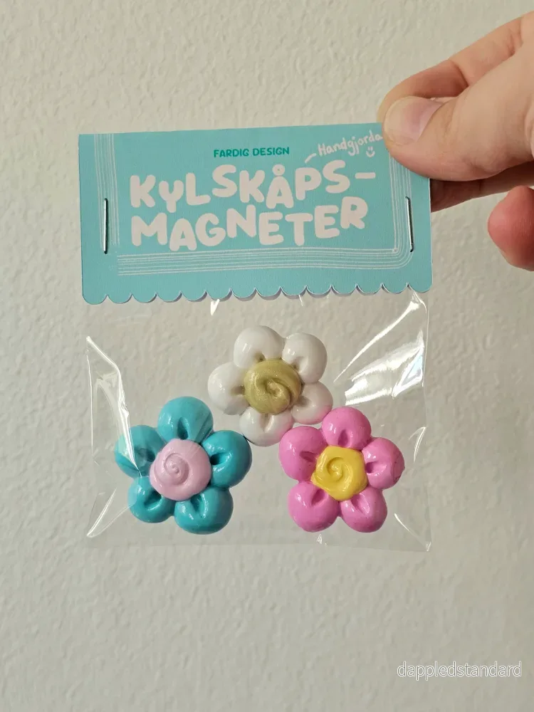 (PRE-ORDER) Kylskåpsmagneter – Floral