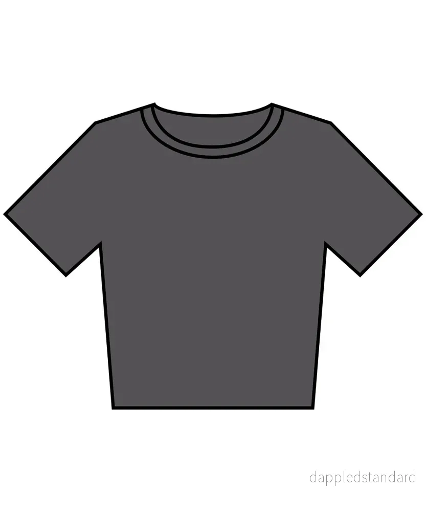 Vintage Cropped Tee - Dam - Bild 3