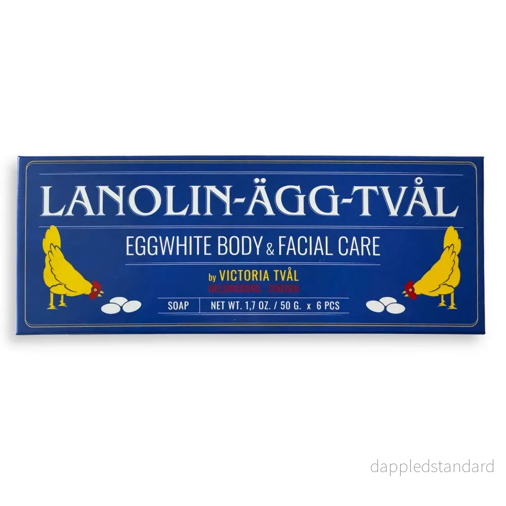 Lanolin Egg Soap 6-pack