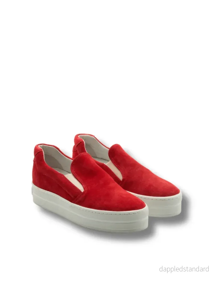 Apair Rød Chunky Bari Sneaker Apair Rød Chunky Bari Sneaker