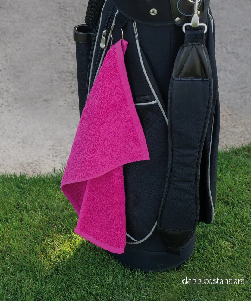Golfhandduk i lyxutförande Golfhandduk i lyxutförande