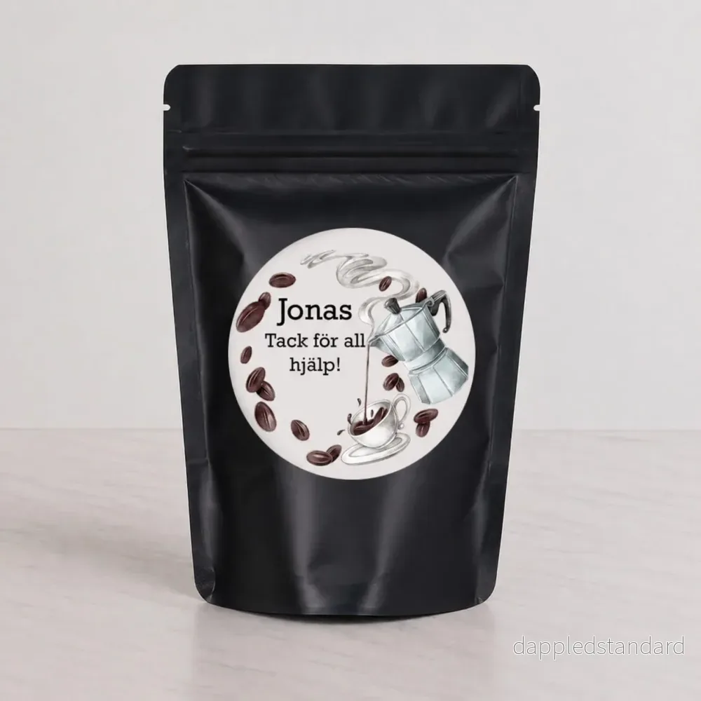 Personlig Kaffe påse | Valfri text