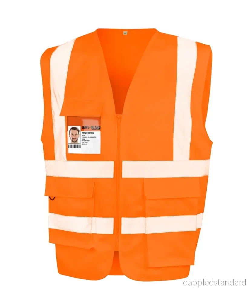 Kraftig säkerhetslinne i polycotton - Bild 3
