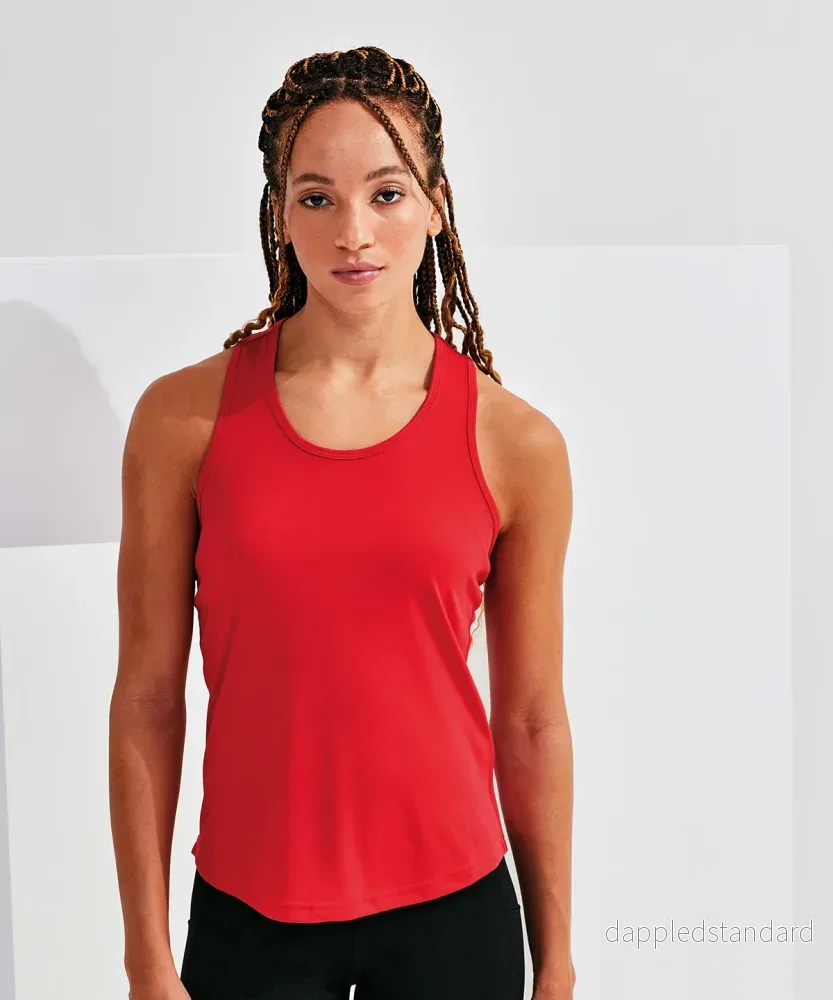 Dam TriDri återvunnen prestanda slim racerback väst Dam TriDri återvunnen prestanda slim racerback väst