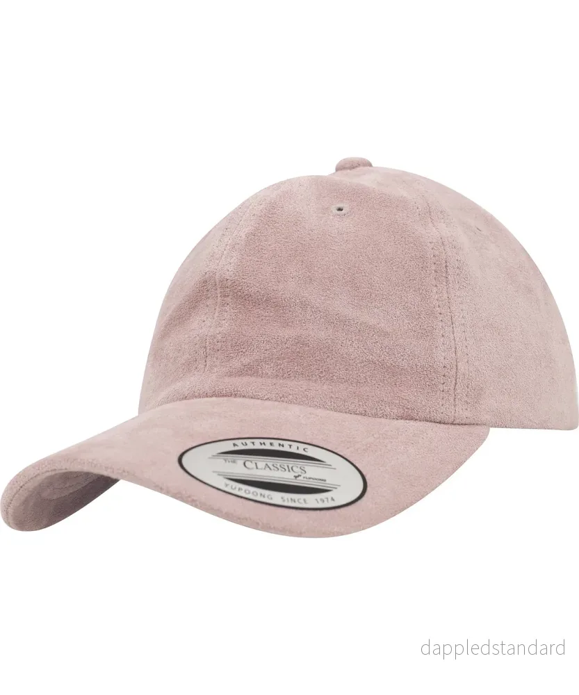 Lågprofilerad keps i velour