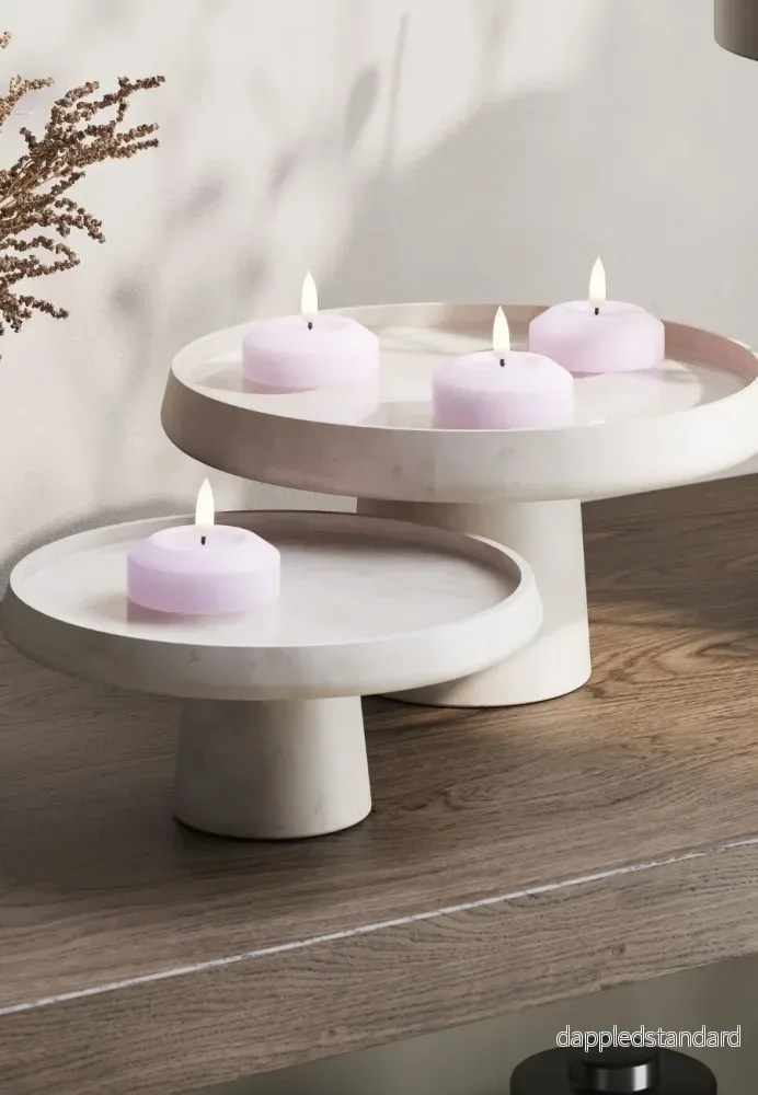 LED Flytande Värmeljus 6,1 cm Lavendel 2-pack - Bild 3