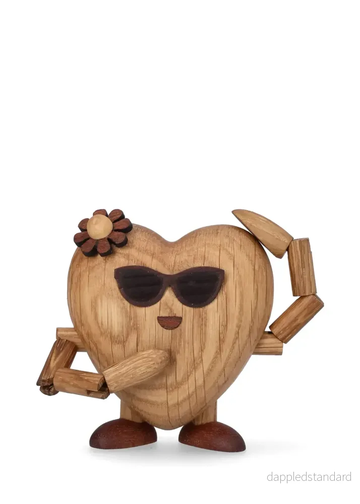 Dekoration Holly Heart Hjärta Ek Dekoration Holly Heart Hjärta Ek