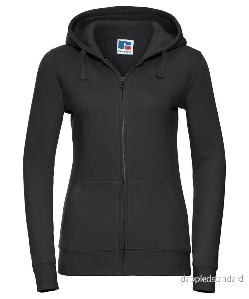 Russell Europe - Äkta Sweatshirt med Huva och Dragkedja för Damer - Bild 2