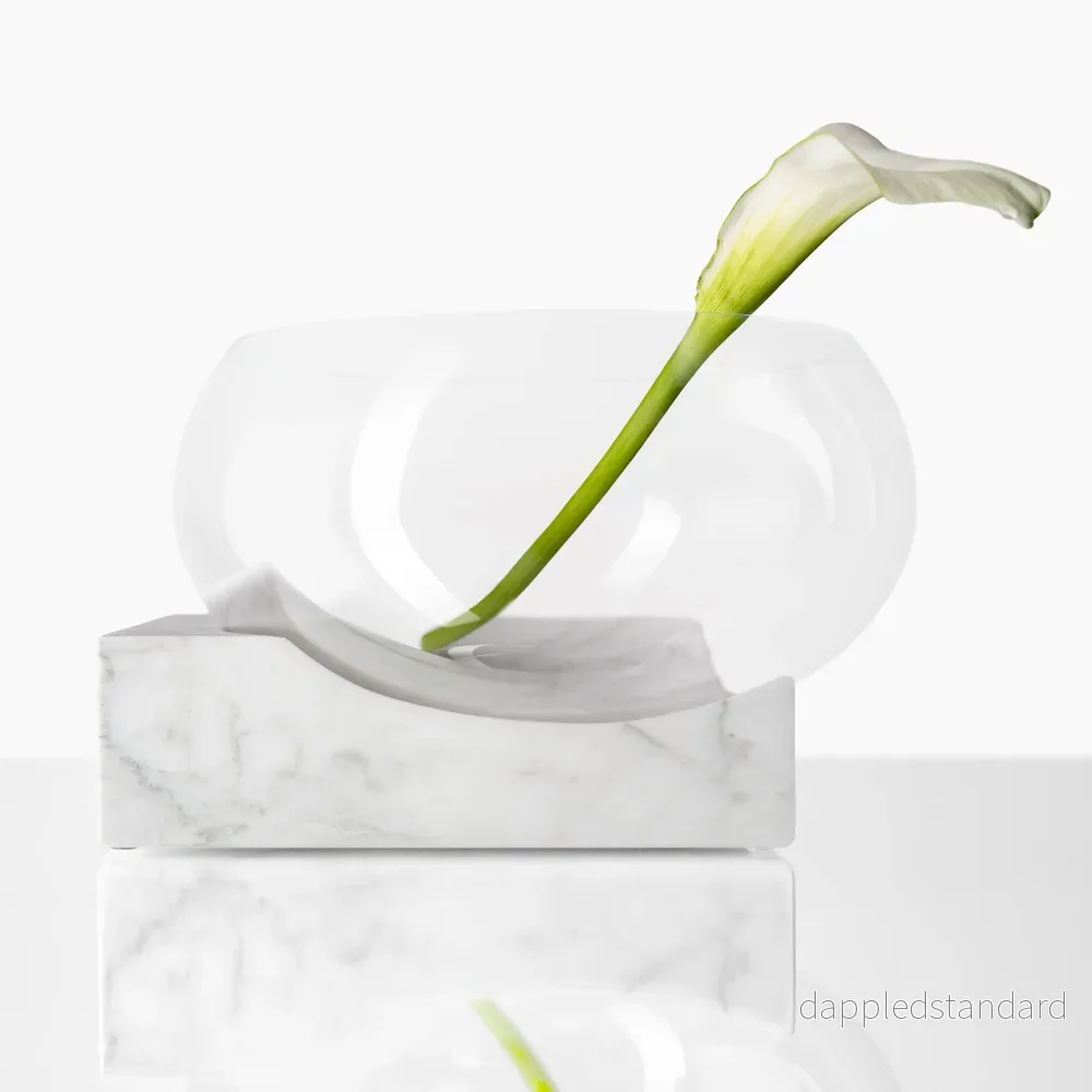 CLIFFHANGER BOWL - CALACATTA CARRARA