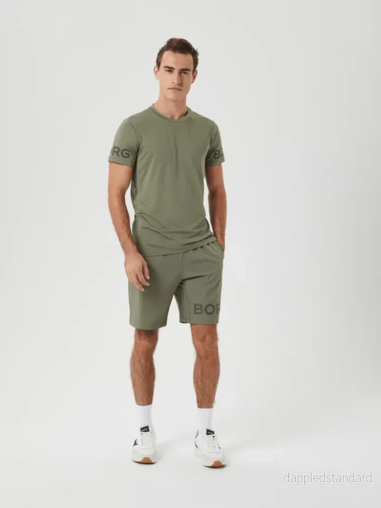 Dusty Green Björn Borg Performance Shorts - Bild 2