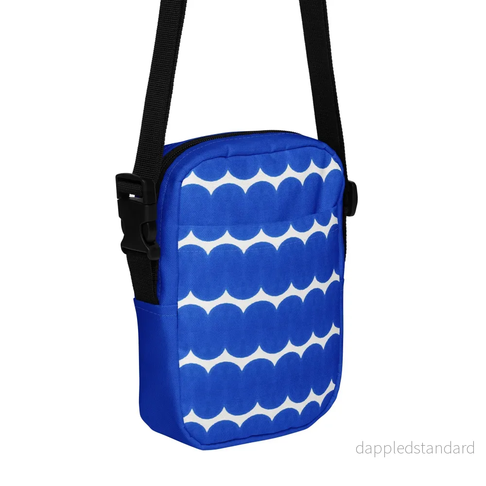 Crossbody väska Mia Våg blå Crossbody väska Mia Våg blå
