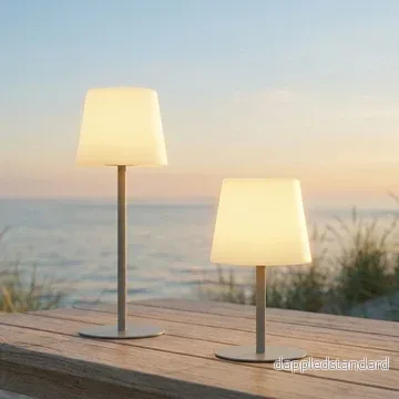 Bordslampa Arc portabel solcell usb-c Ivory Sand - Bild 2