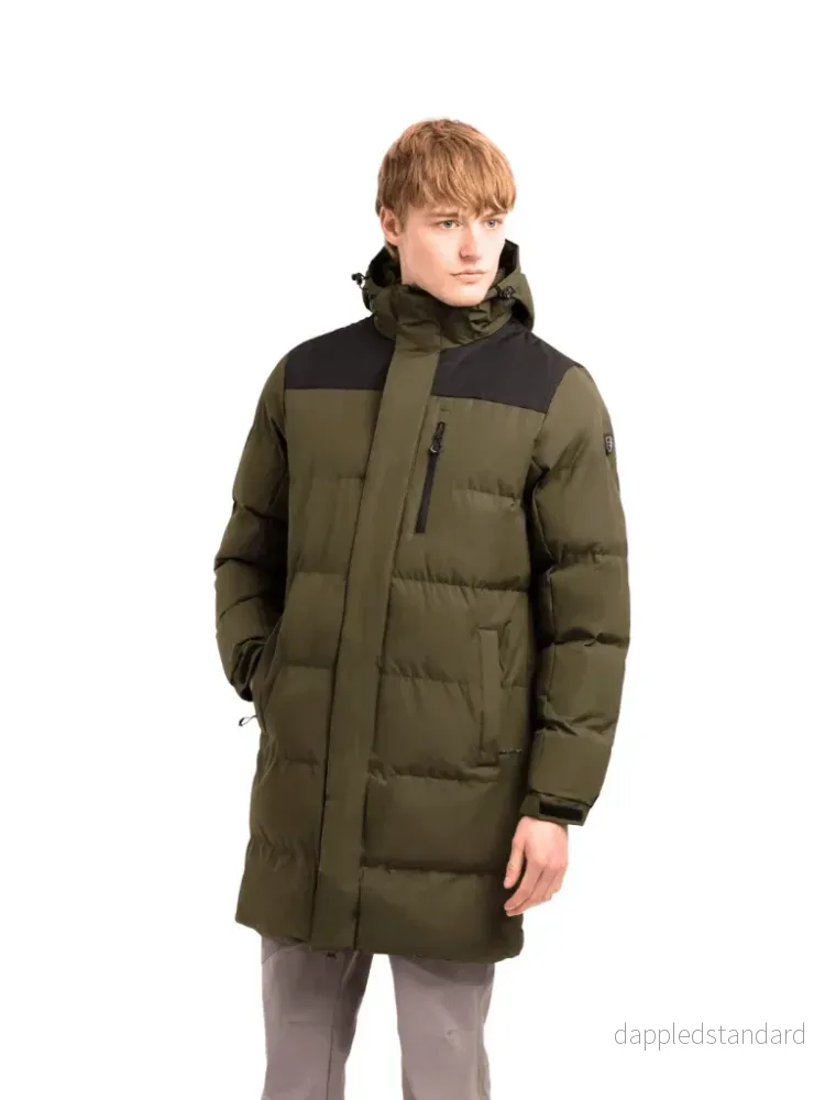 Trespass Armygrøn Clipster Casual Frakke Trespass Armygrøn Clipster Casual Frakke