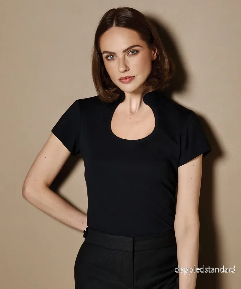 Women's Keyhole Neck Top