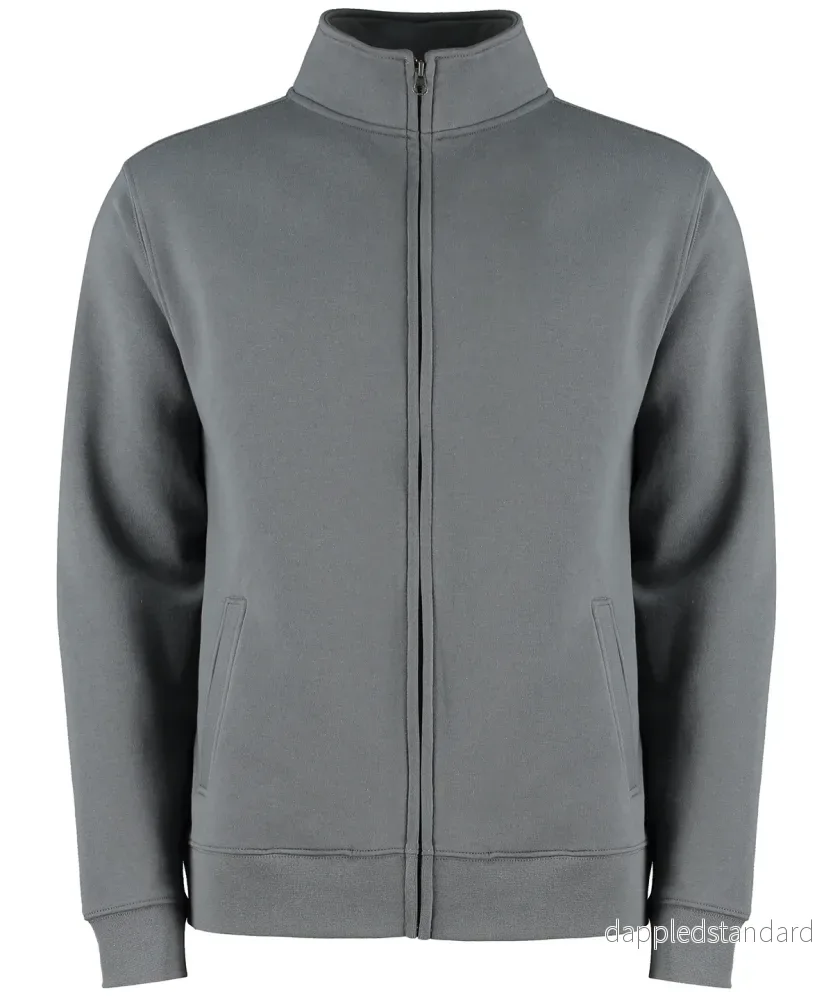 Kustom Kit - Sweatshirt med Dragkedja i Normal Passform - Bild 3