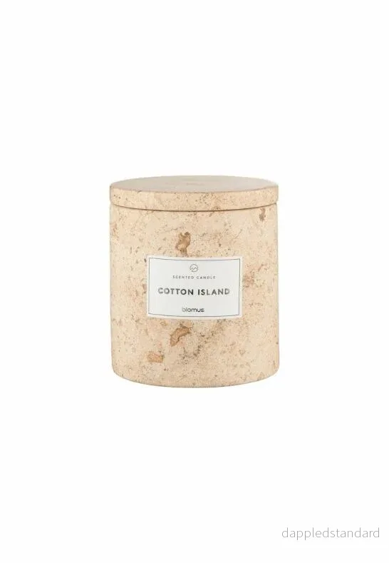 Frabli Doftljus L 10 cm Cotton Island Travertin