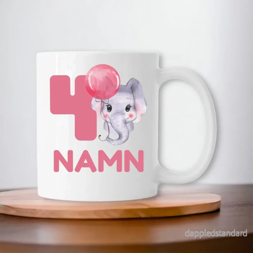 Cuddly Cute Elephant | Hållbar Keramikmugg Cuddly Cute Elephant | Hållbar Keramikmugg