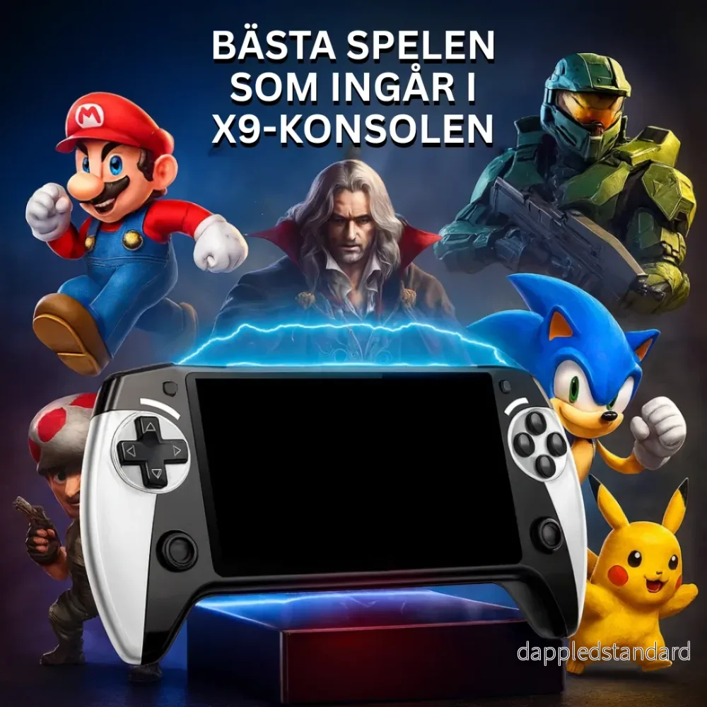 X9 Handheld | đź Ta tillbaka 90-talet â Spela över 2 000 retrospel nĂ€r som helst, var som helst!