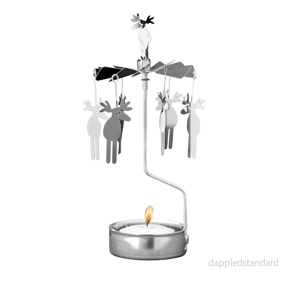 Rotary Candle Holder Moose