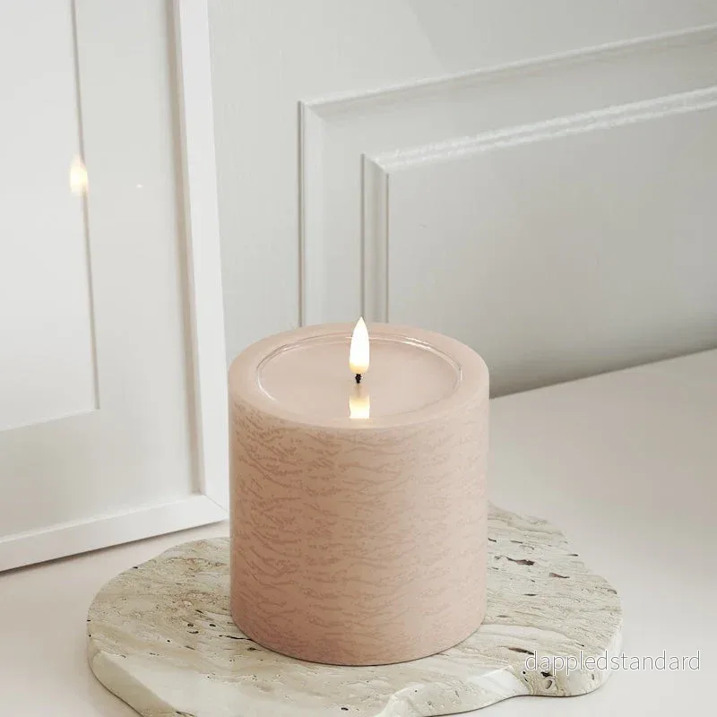 Unique LED Blockljus Rosa 10x10 cm - Bild 3