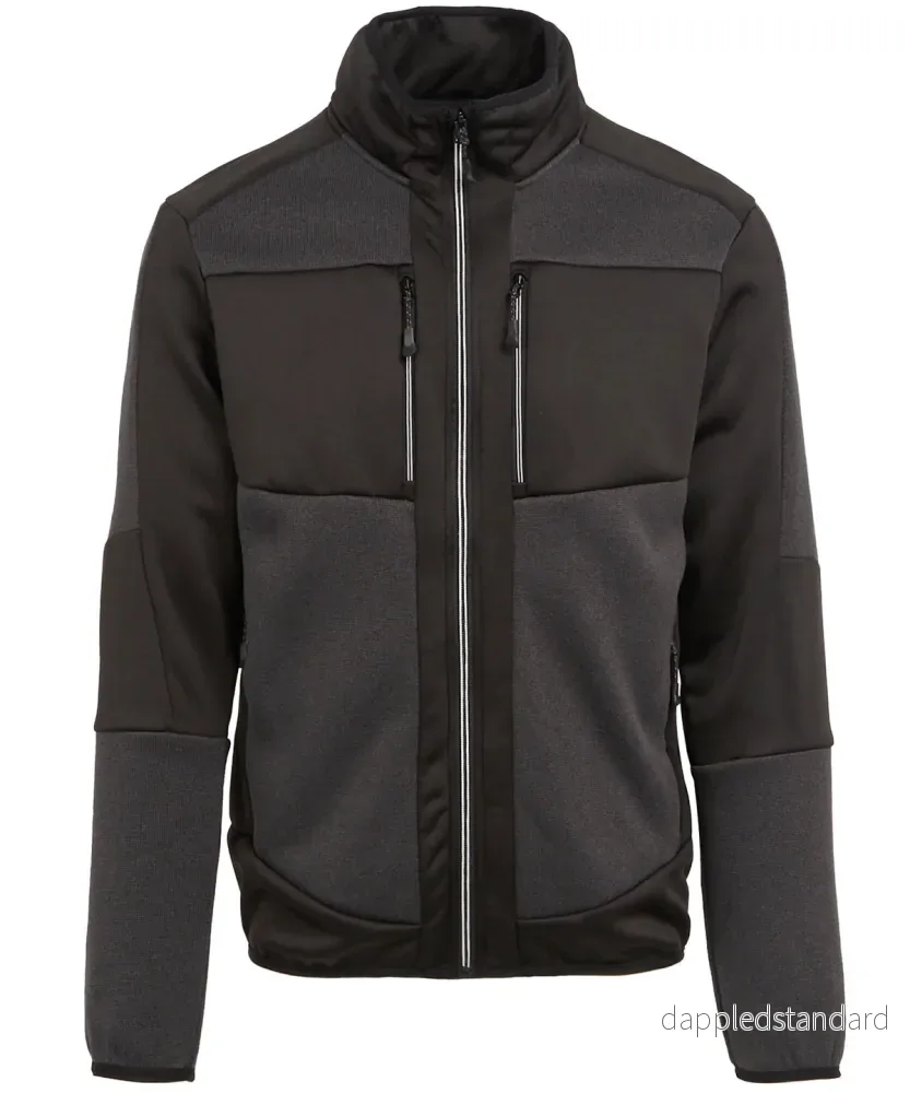 E-Volve unisex mellanlager med stickad effekt och stretch - Bild 2