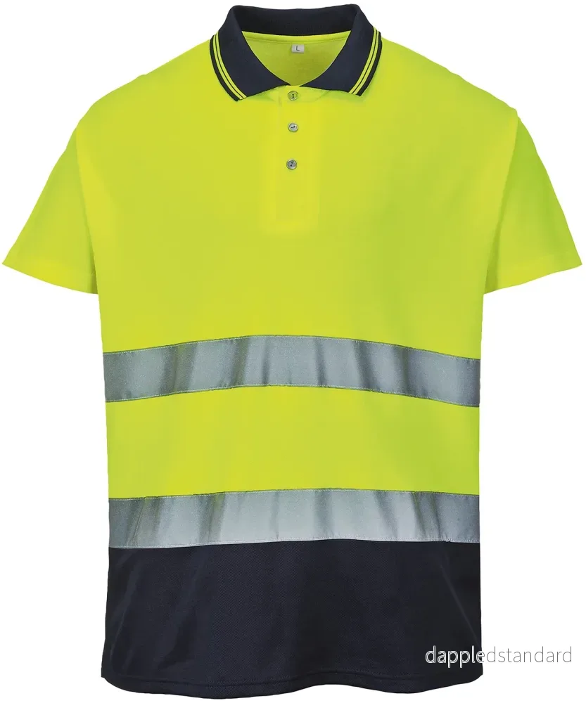Two Tone Cotton Comfort Polo - Bild 2