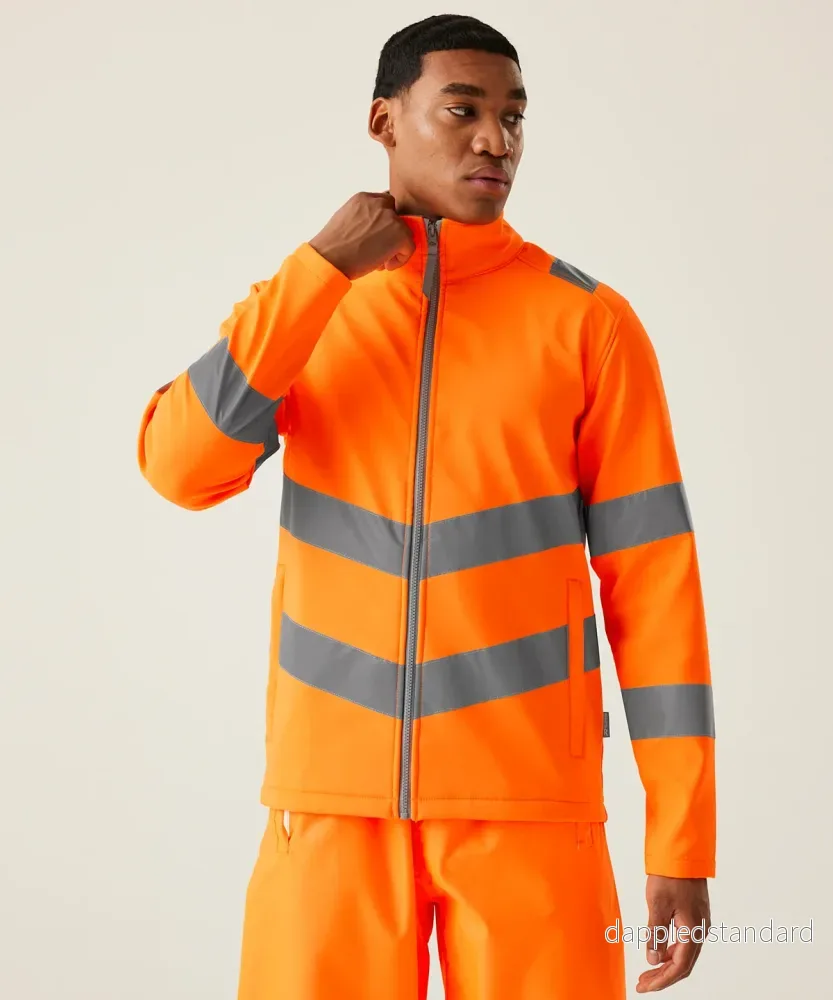 Hi-vis Pro contract Ablaze 2-lagers softshell