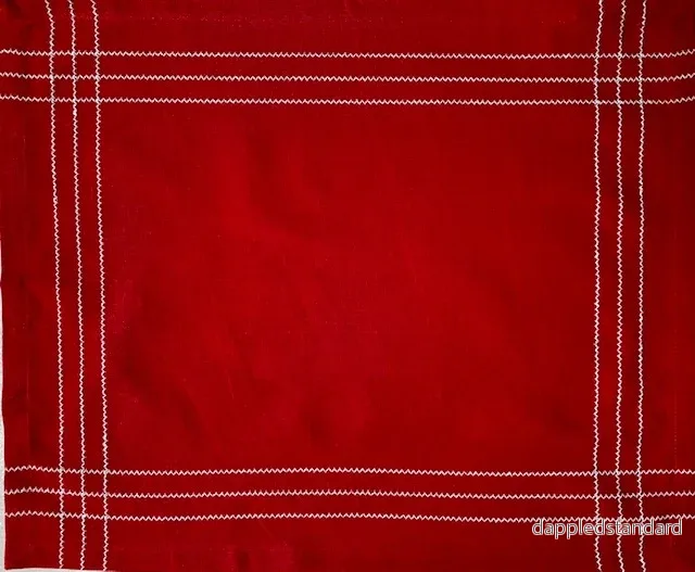 ELISABETH Bordstablett Broderad Bomull ELISABETH Bordstablett Broderad Bomull