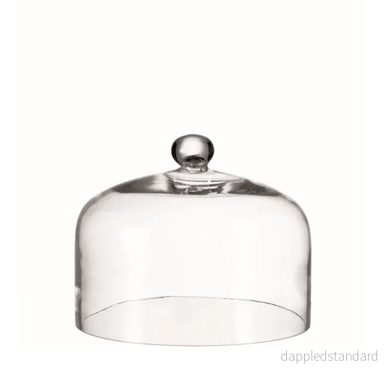 Cupola Glaskupa med Knopp 29x22 cm