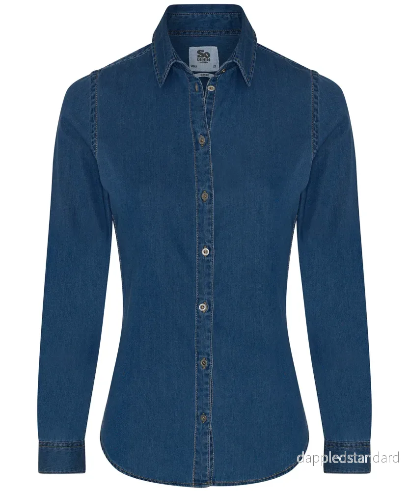 Dam Lucy denimskjorta - Bild 3