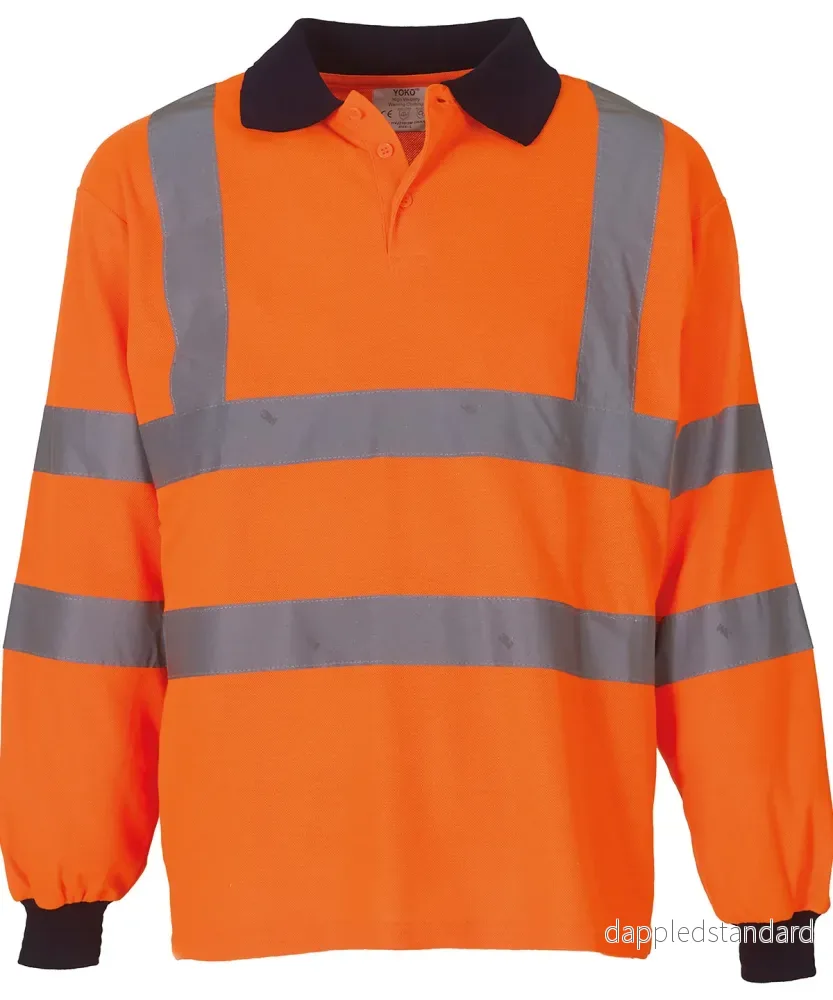 YOKO - Piké med lång ärm och Hi-vis - Bild 2
