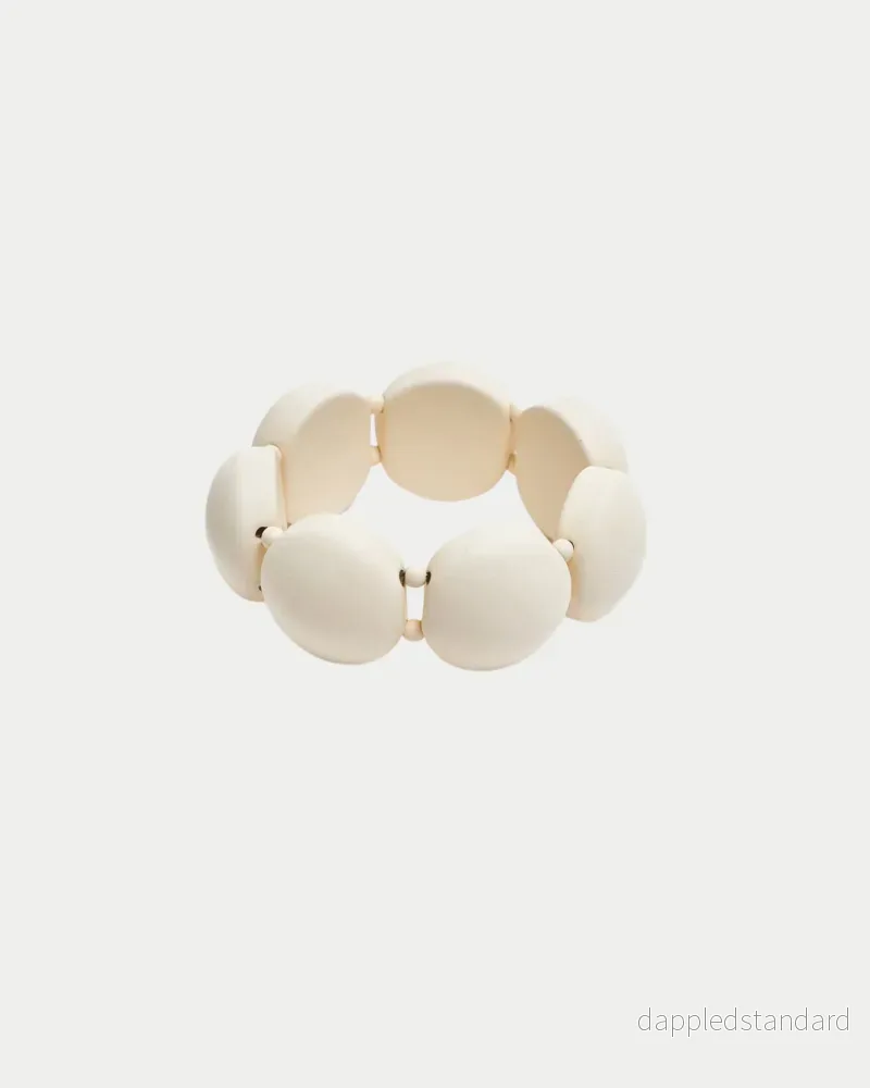 bow19 armband elastisk creme bow19 armband elastisk creme