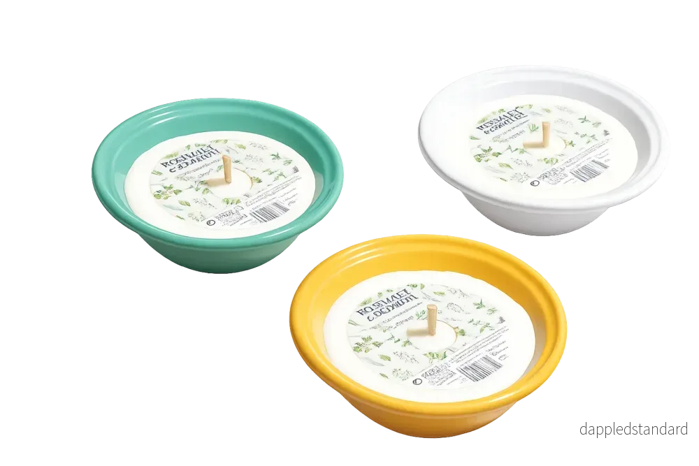 Doftljus Toscana 3-pack i Glaserad Terrakottaskål