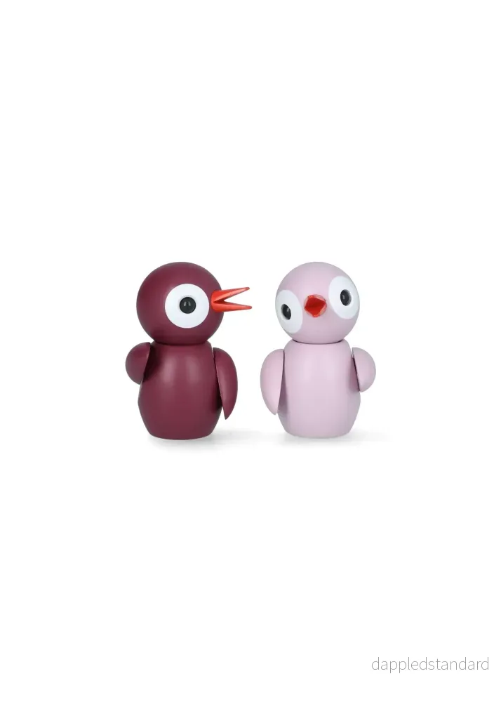 Dekoration Spring Birds Amazing Aubergine & Lovely Lilac 2 st - Bild 2
