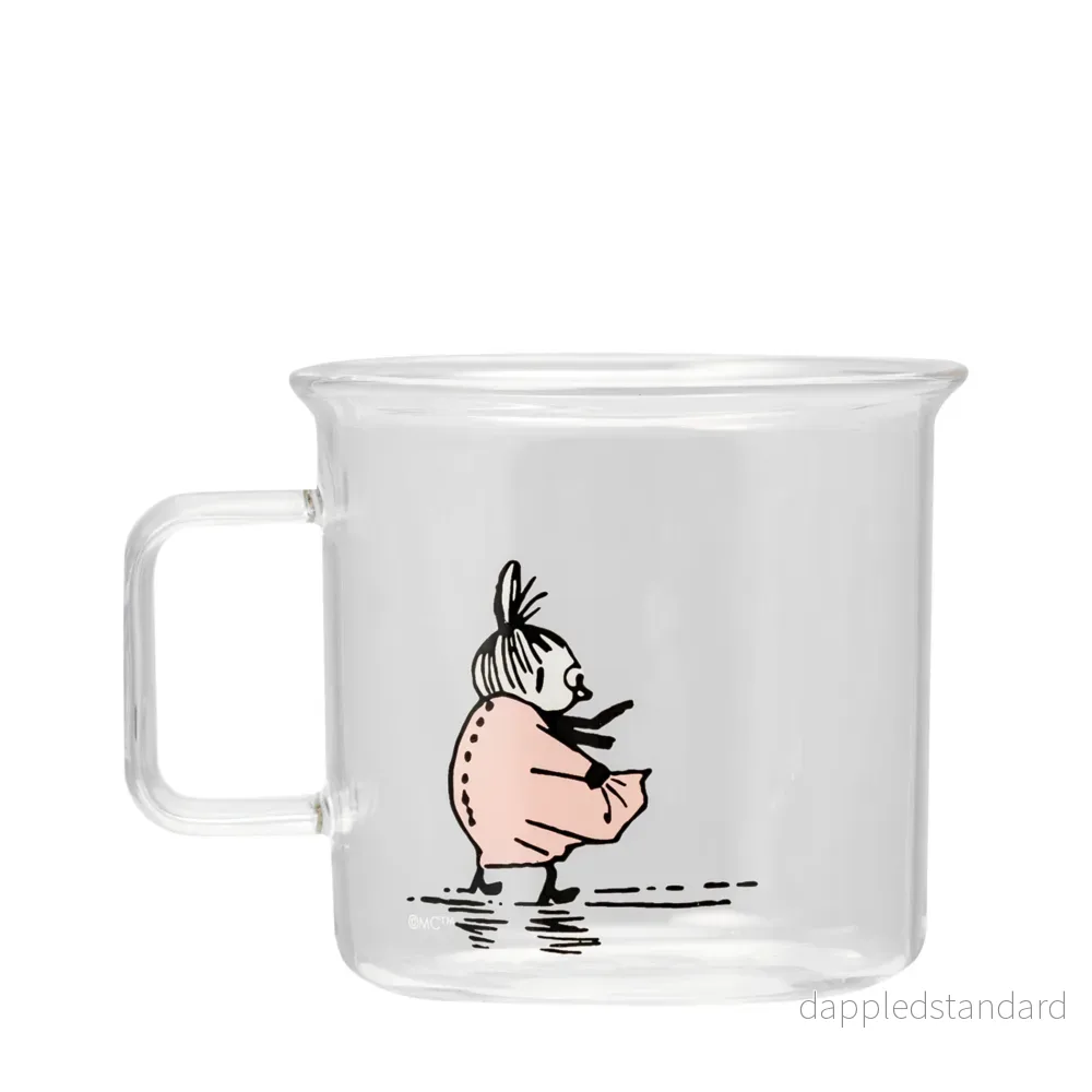 Moomin Glass Mug 3,5dl – Little My Moomin Glass Mug 3,5dl – Little My