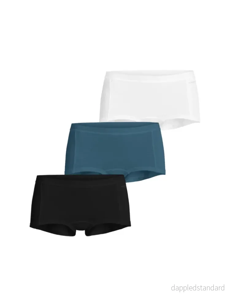 Björn Borg 3-pack Core Mini Shorts i Blå – Sort – Hvid Björn Borg 3-pack Core Mini Shorts i Blå – Sort – Hvid