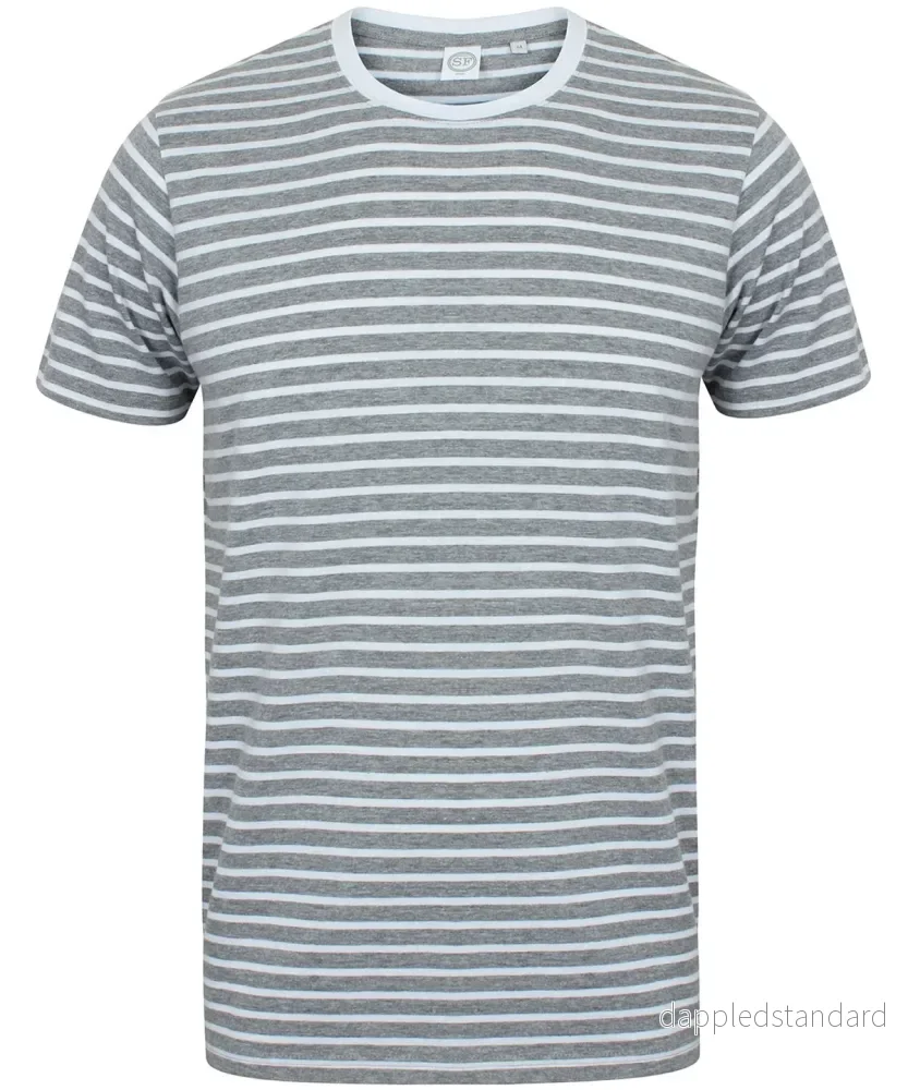 Unisex randig T-shirt - Bild 2