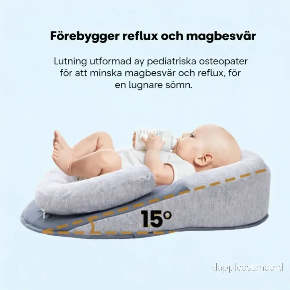 LillVila™ | Anti-reflux- Och Kolikvagga för Bebisar - Bild 3