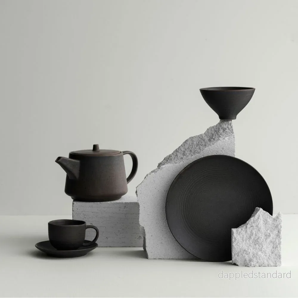 Kumi Desserttallrik Ø21 cm Espresso - Bild 2