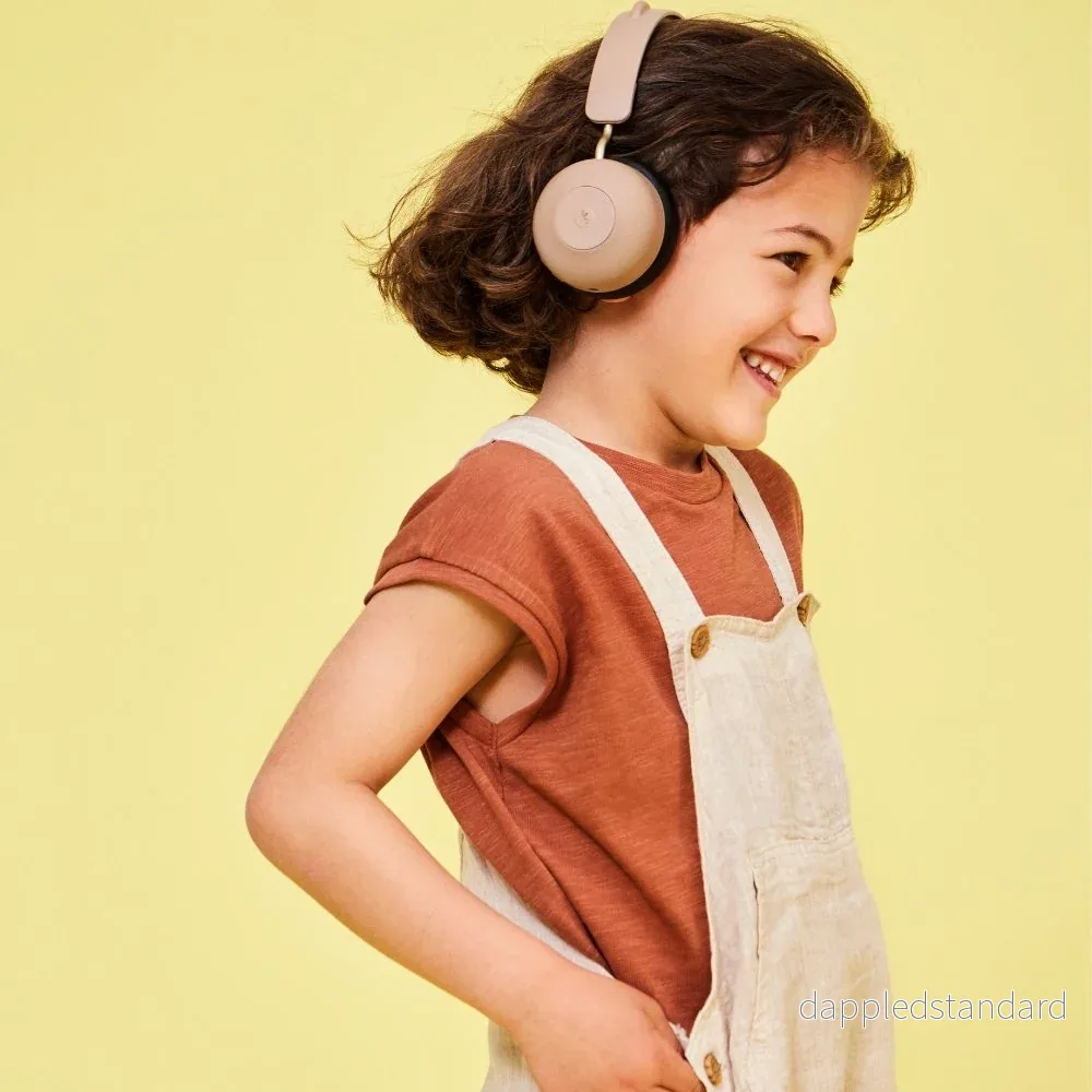Buzz Junior Trådlösa Hörlurar On-Ear (Barn) Ivory Sand - Bild 3