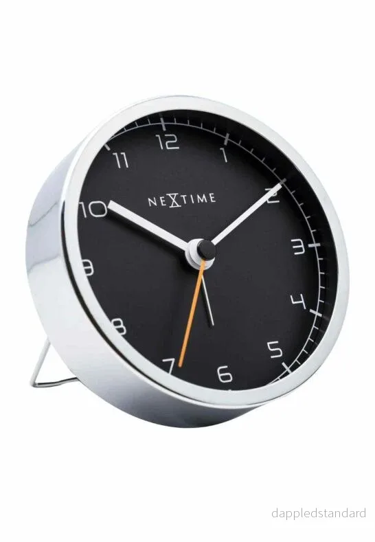 Company Alarm Väckarklocka 9 cm Svart/Metall