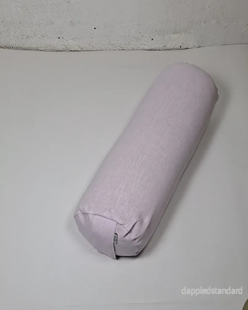 Yogabolster linne - Ljusrosa