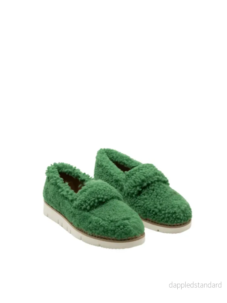 Gröna Apair Emerald Shearling Skor Gröna Apair Emerald Shearling Skor