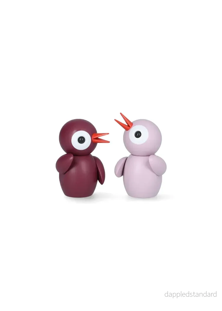 Dekoration Spring Birds Amazing Aubergine & Lovely Lilac 2 st - Bild 3