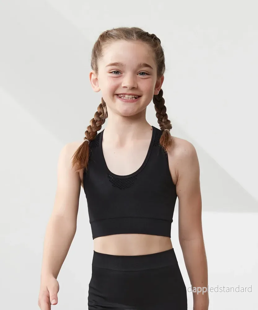 Sömlös crop top för barn Sömlös crop top för barn