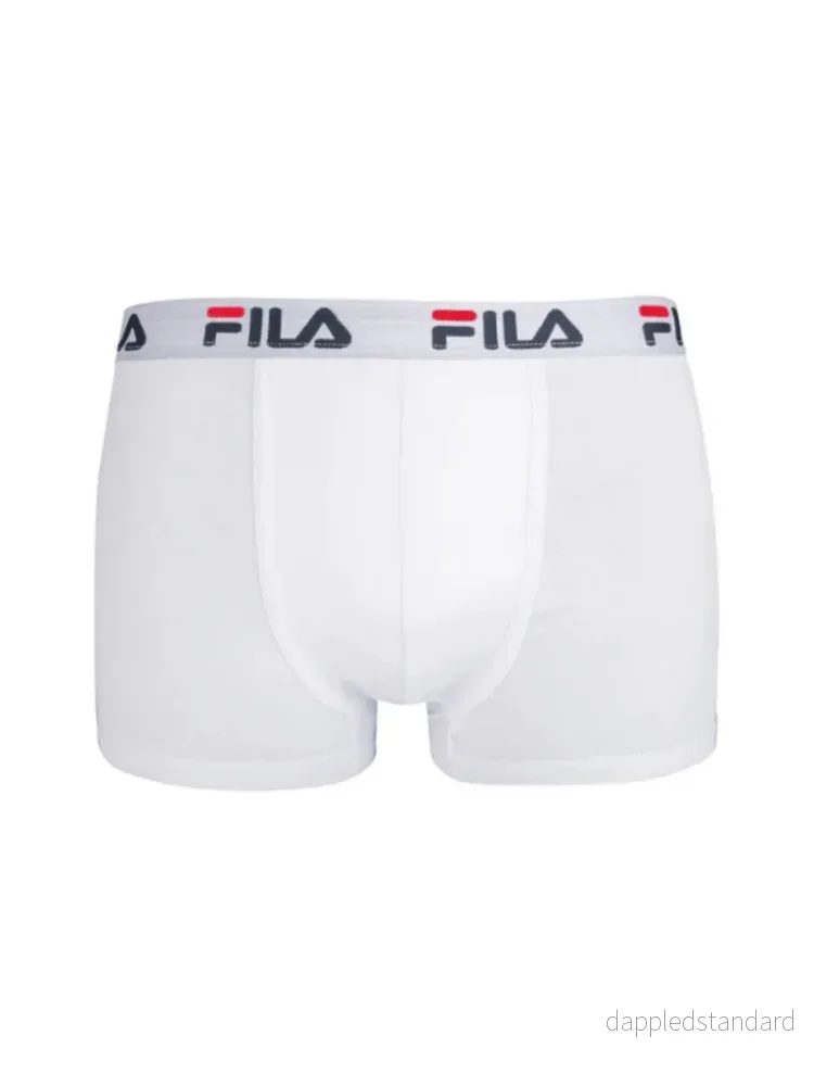 FILA Hvid Contrast Logo Boxershorts 2 Pack FILA Hvid Contrast Logo Boxershorts 2 Pack