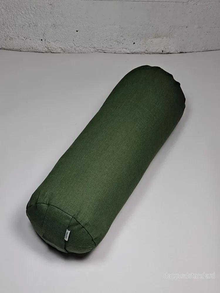 Yogabolster linne - Khaki