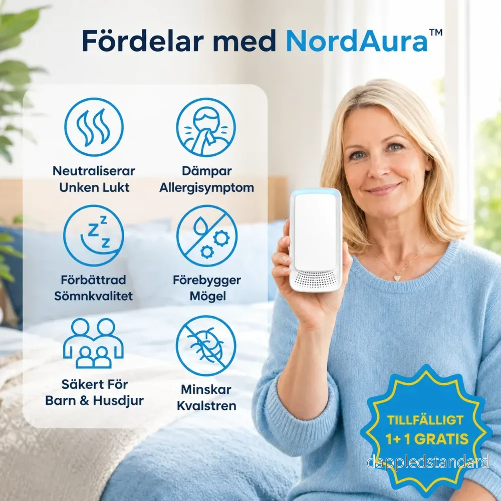 NordAura™ Luftförbättrare – 1+1 GRATIS - För Fräschare Luft i Hela Hemmet